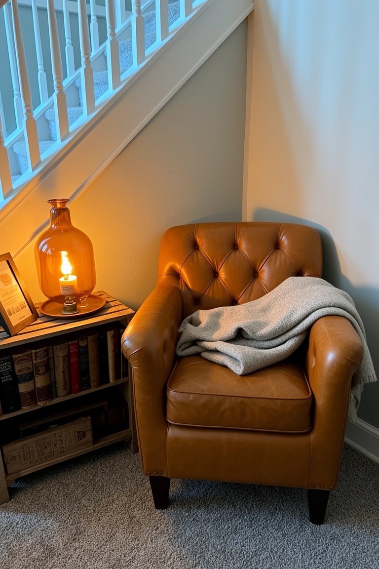 Leather Armchair Nook