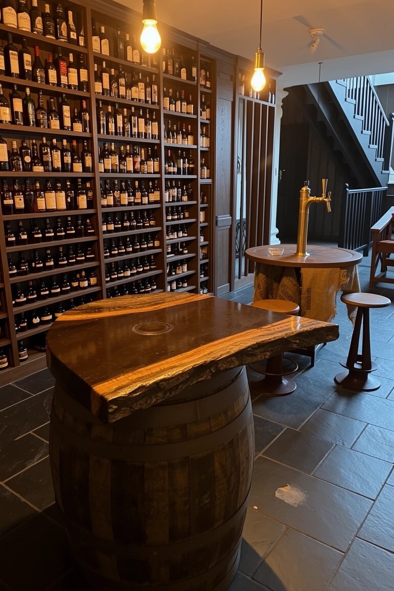 Whiskey Barrel Bar Furniture