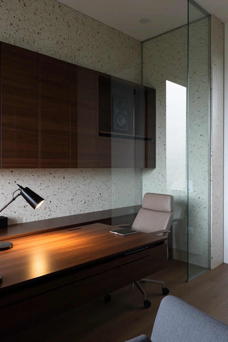 Overhead Wood Storage Cabinets