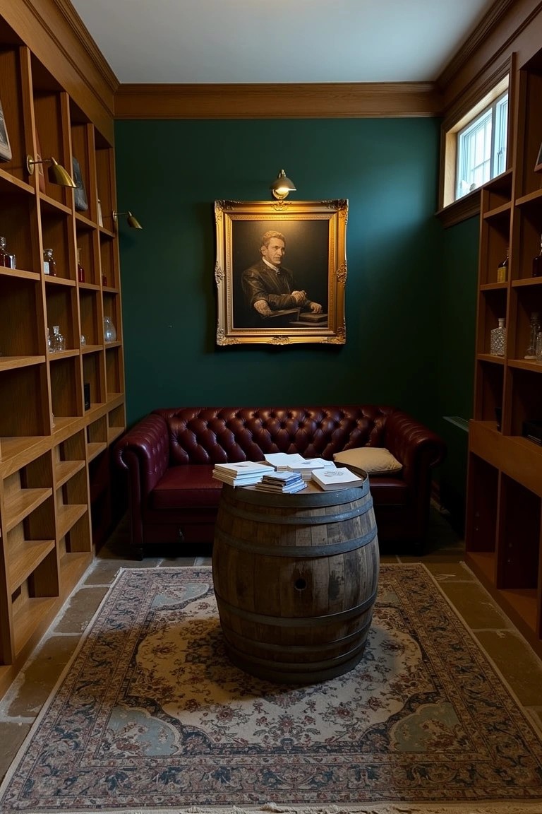 Whiskey Barrel Coffee Table