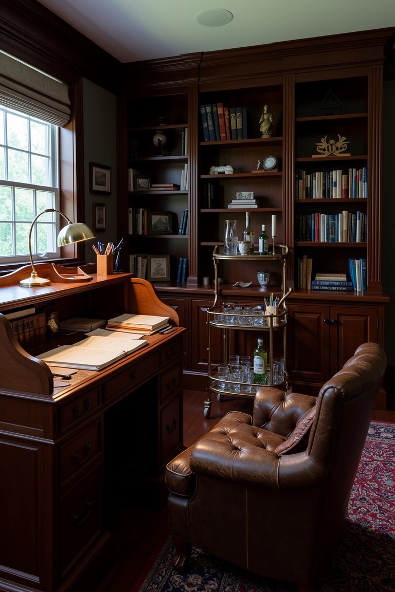 Floor-to-Ceiling Bookshelves