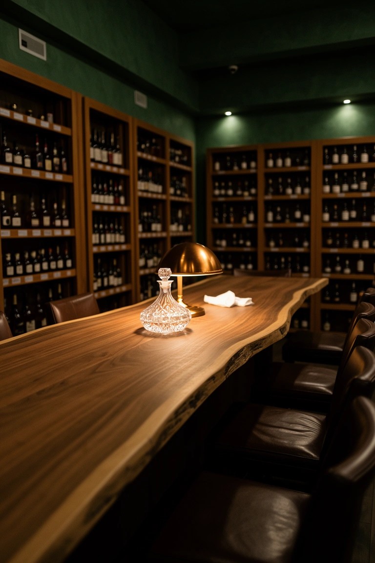 Full Wall Wine Shelves