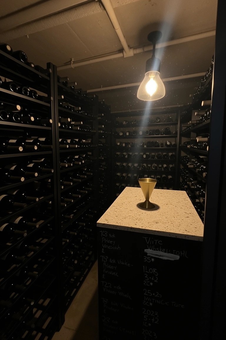 Floor to Ceiling Black Racks