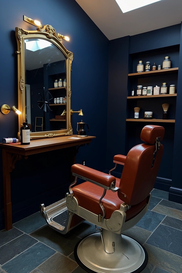 Home Barber Chair Station