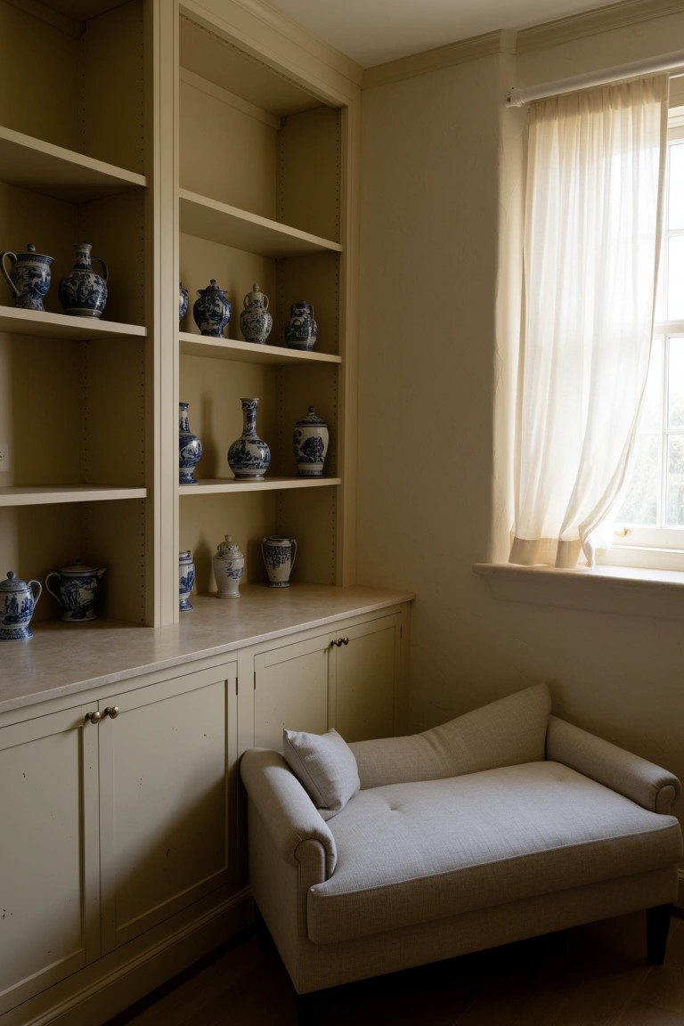 A Cozy Library Corner Nook