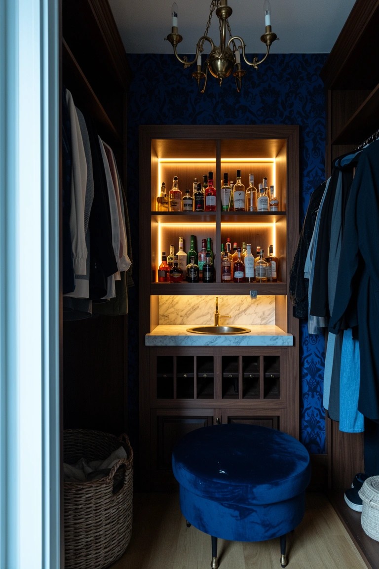 Closet Bar Shelves