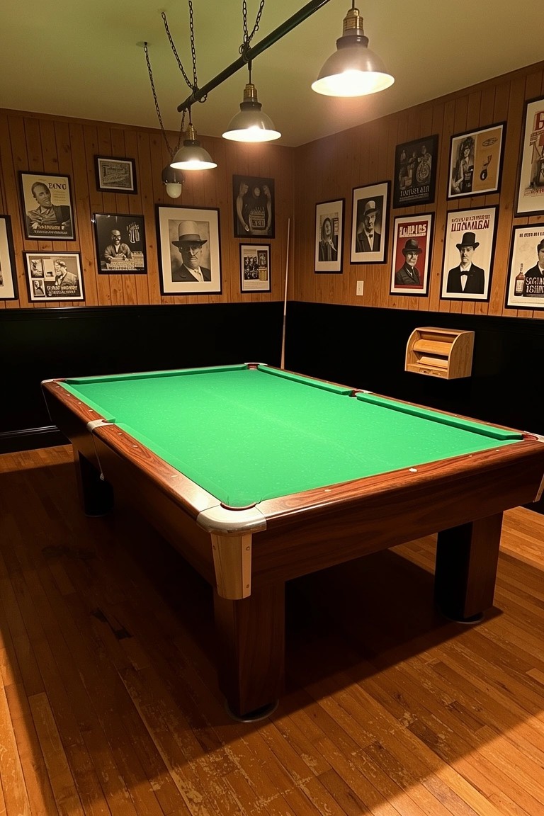 Pool Table Game Room