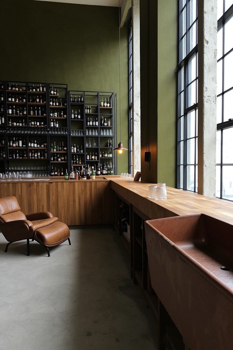 Tall Shelves for Bottle Storage