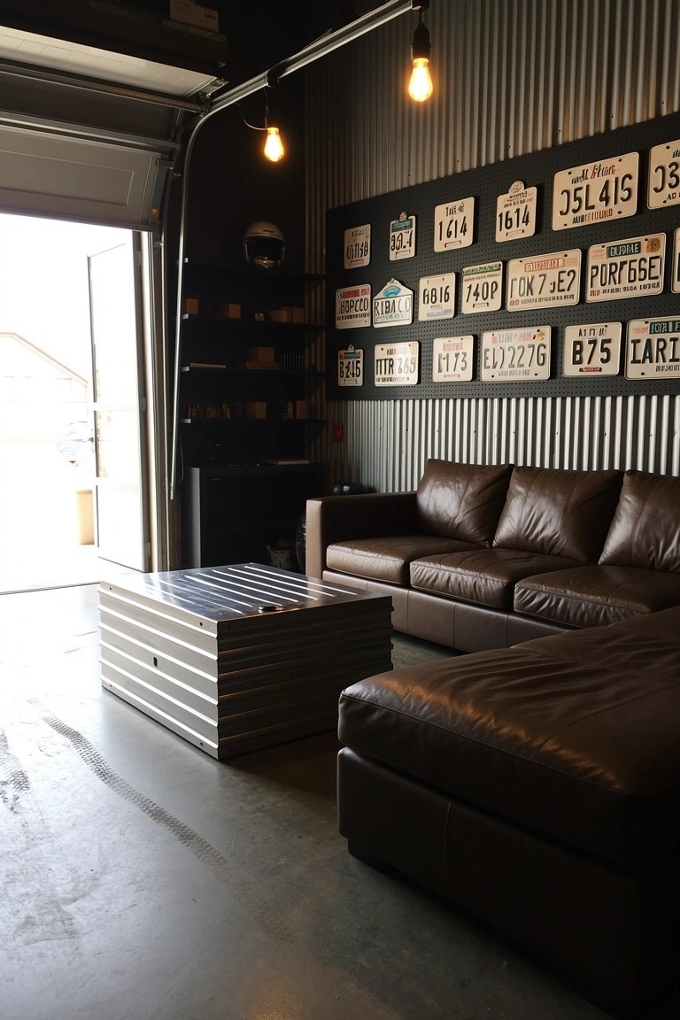 License Plates on the Wall