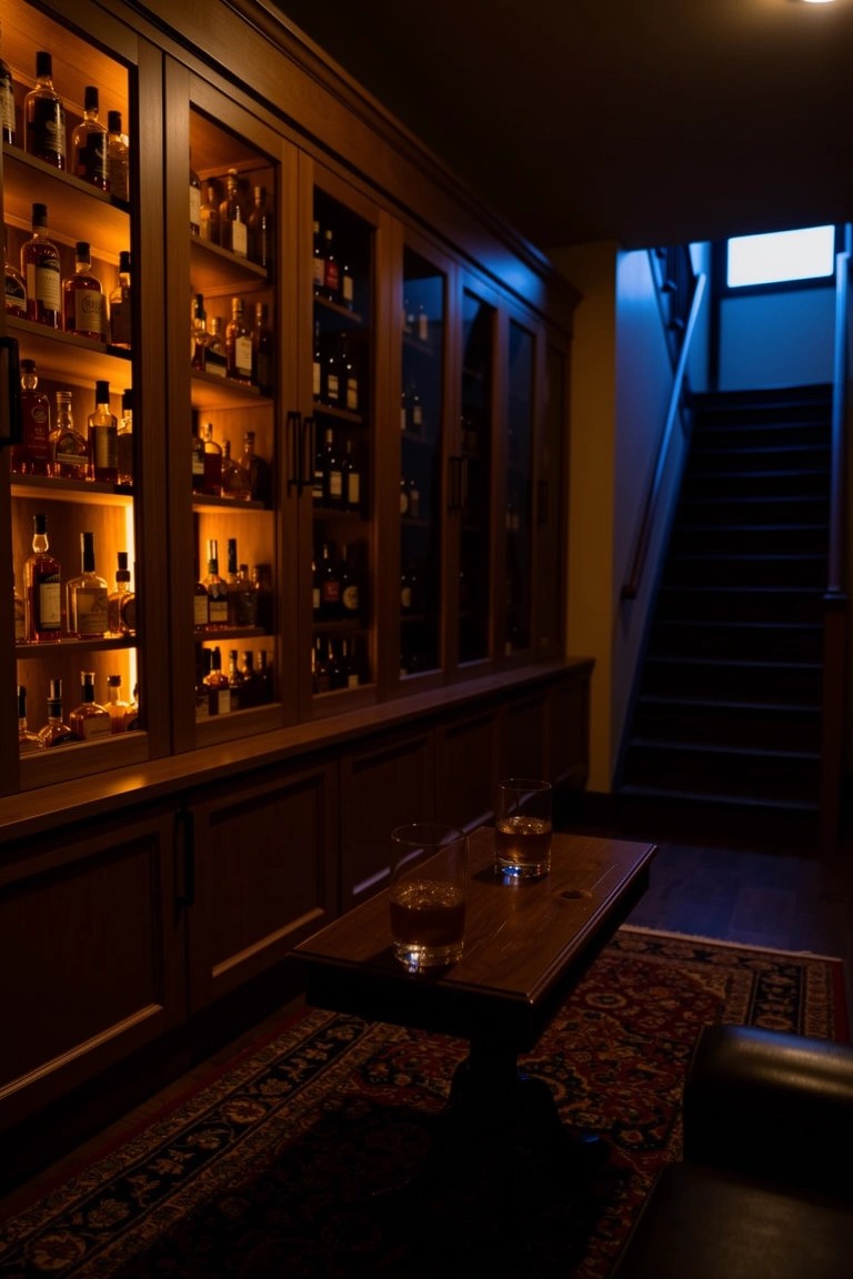 Backlit Liquor Cabinets
