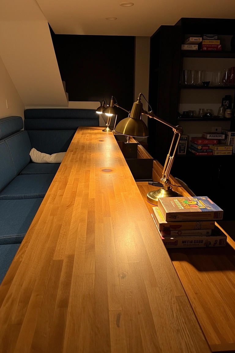 Long Table with Bench Seating