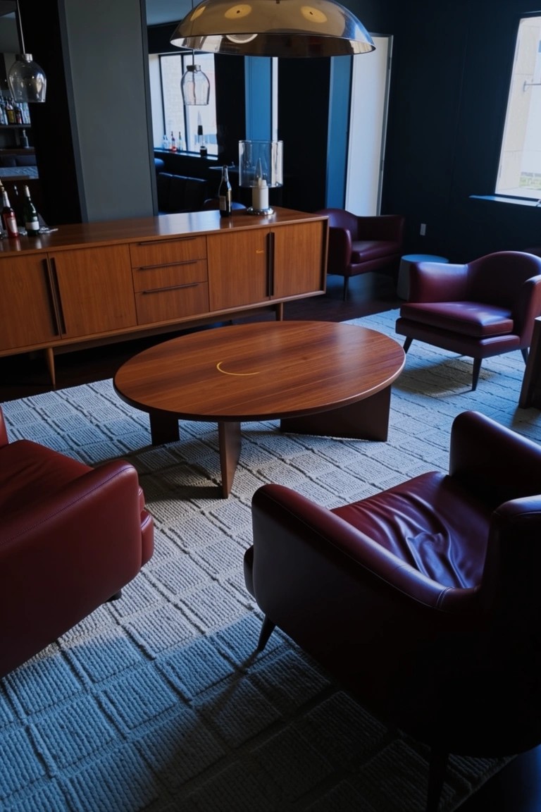 Warm Wood in Dark Rooms