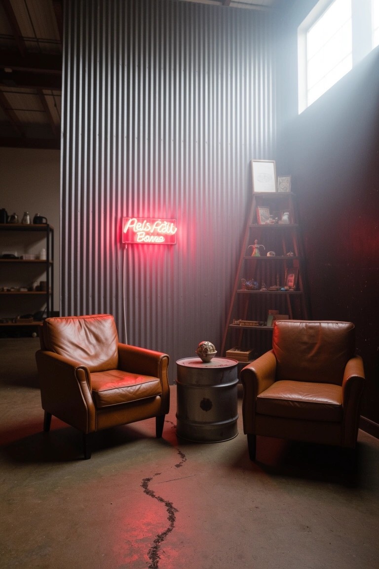 Corrugated Metal Walls