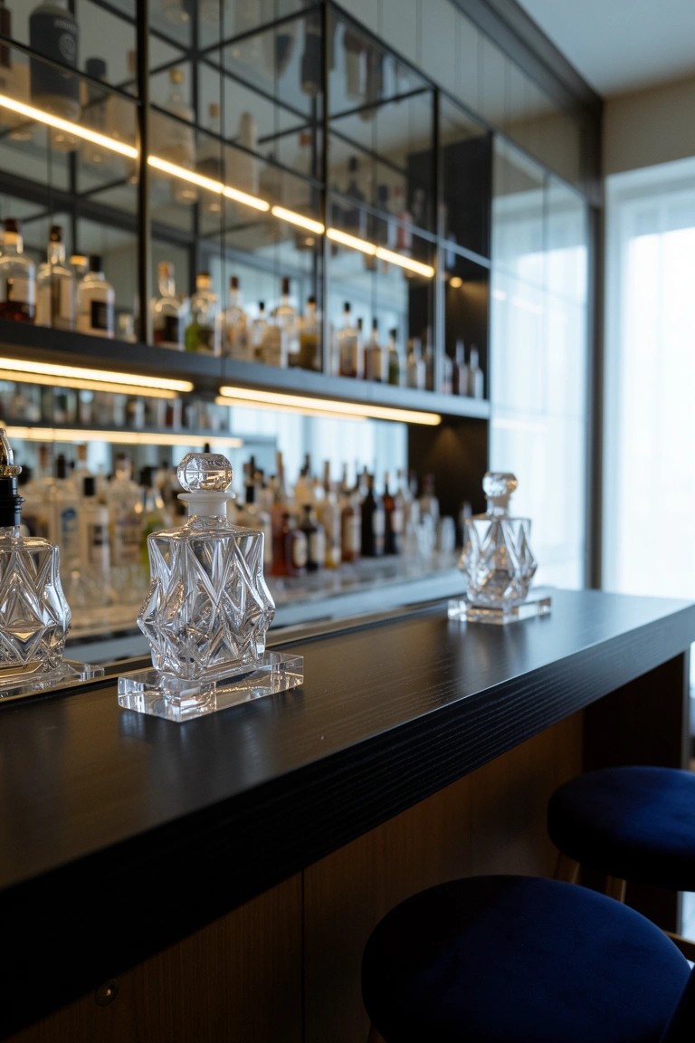 Backlit Glass Shelves