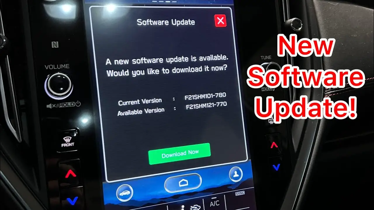 How Do I Update The Firmware In My Subaru? Read The Answer